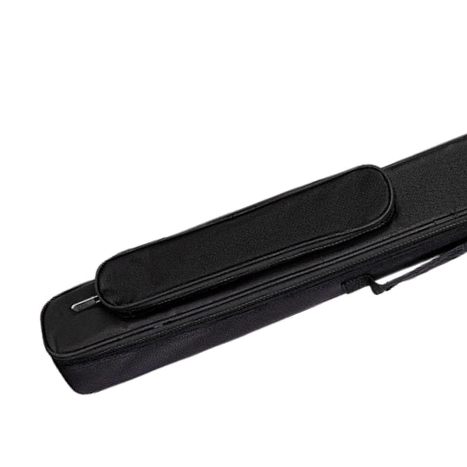 Oshhni Étui de Transport pour Queue de Billard 1/2, Housse de Protection à Fermeture éclair, Pochette de Rangement pour Accessoires, Sac pour Queue de
