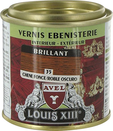 Louis XIII 340992 Vernis Bois Brillant Chêne Foncé 125 ml