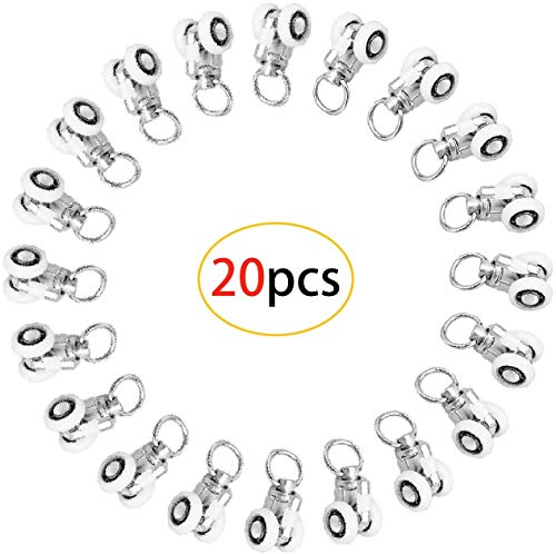 100 Ganci Per Tende Scorrevoli In Plastica - Compatibili Con Binari Per Tende, Docce E Porte - Foto 5