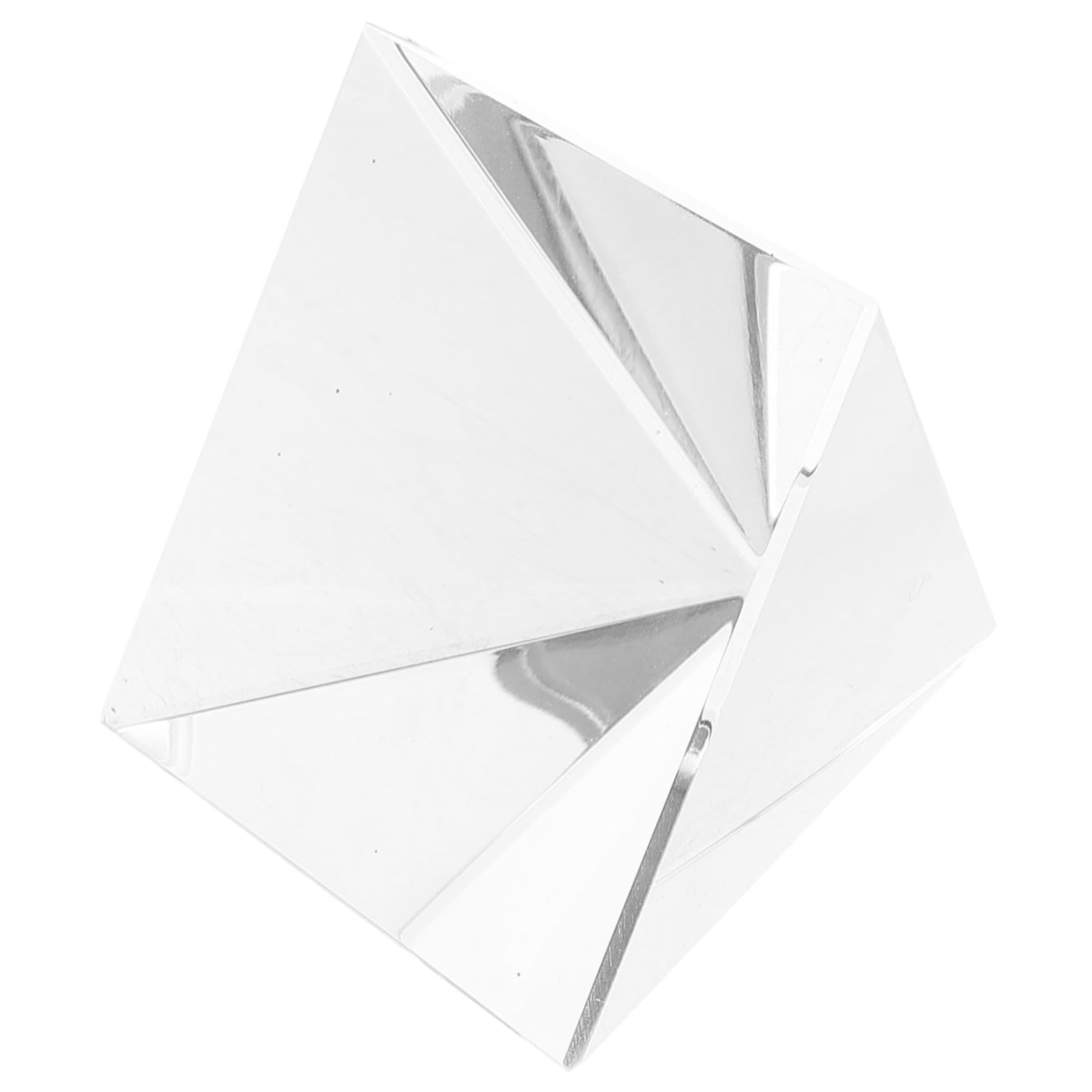 Gatuida Glass Prism Pyramid Prism Optics Photography Sun Catcher Decor Educational Tool