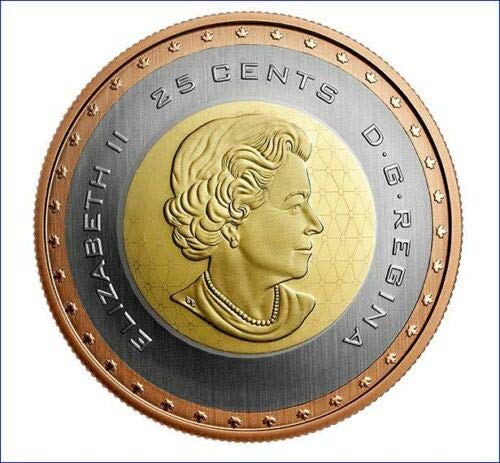 2019 CA Canada RCM TRI-METAL FIRST CANADIAN IN SPACE FIRST Releases APOLLO LABEL 25c SP70 NGC