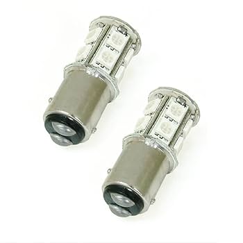 Amazon | SMD LED バルブ G18/S25 ダブル球 オレンジ アンバー