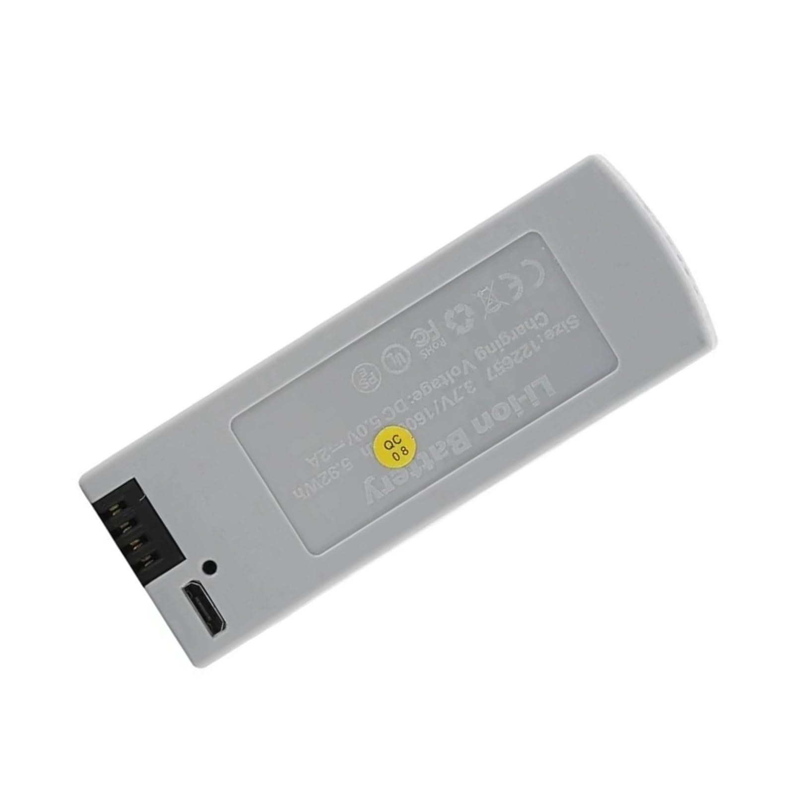 Batería de 2 Piezas, Compatible con Piezas de Repuesto de Drones de Control Remoto aéreo F10 6K HD GPS(with GPS-2000mAh 2*Battery)