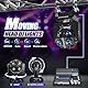 TINHAU 120W RGBW Moving Head Licht, 4 in 1 LED Disco Ball Licht, DMX Steuerung, Disco Partylicht Bühnenlicht, für Dj Bar Club Party Weihnachten Halloween