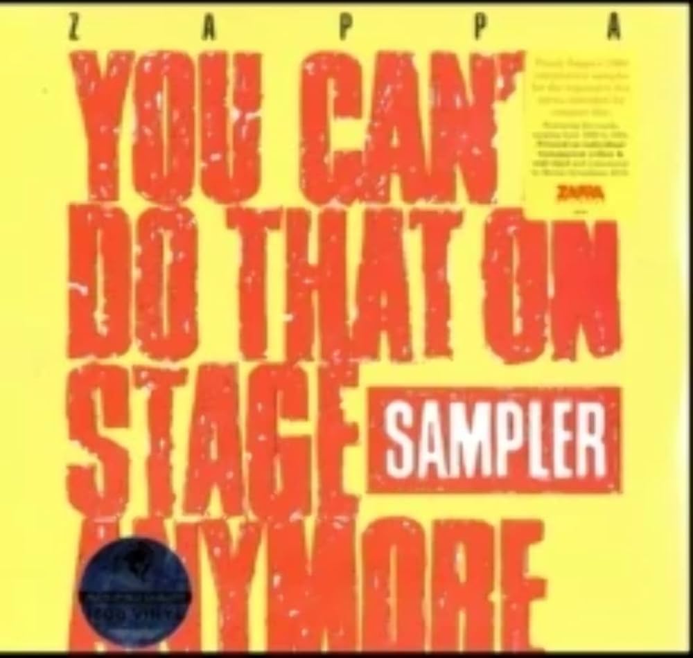 洋楽 zappa You Can't Do That on Stage Cmp Box Amazon.com: You Can't Do That On Stage Anymore (Sampler): CDs & Vinyl