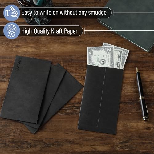 Image of Mr. Pen- Money Envelopes for Cash, 6.5 inch x 3.5 inch, 100 Pack, Kraft Paper | Self-Adhesive Bulk Cash Envelopes for Budgeting, Money and Coin Saving, Check, Budget, Small Item Organizing