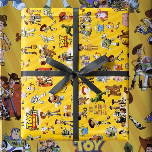 Wrapping Papers 5 Sheets 50cm x 70cm Gift Wrapping Paper For Birthdays Decoration Party Favors Party Supply DIY Crafts Gift (yellow)