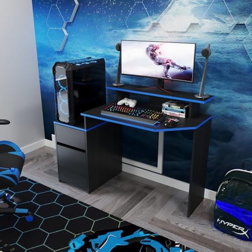 Review de Escritorio azul tabla con los diez mejores. 26 Imagen adicional