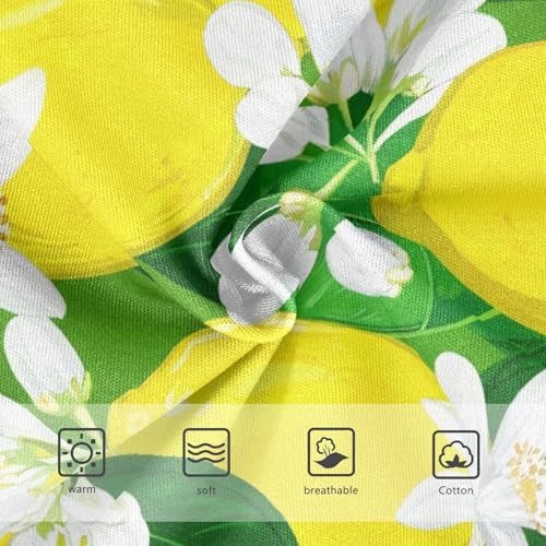 Yellow Limes Lemons Floral Green Girls Underwear Toddlers 2t Cotton Little Girl Panties Colorful Briefs Kids Undies3