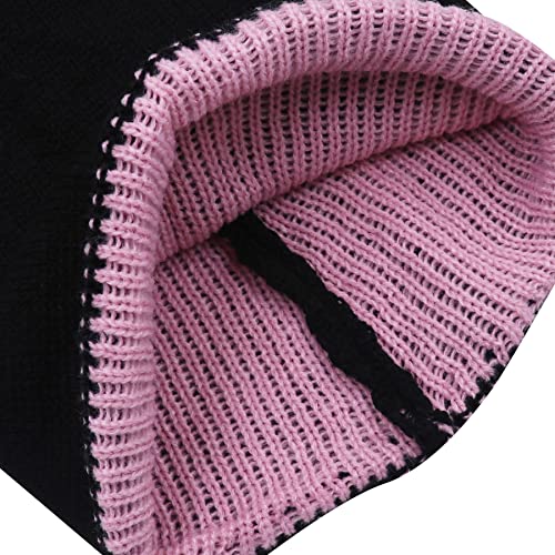 Flared Leg Warmer For Women Girls Punk Cross Print Stocking Reversible Knitted Trumpet Leg Warmer Crochet High Leg Socks #TOP5