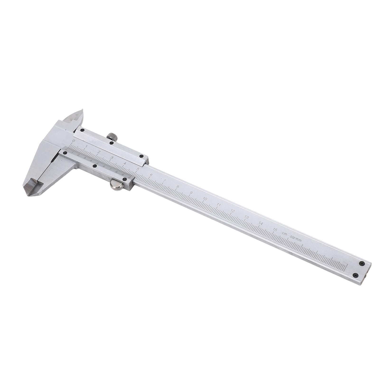 Carbon Steel Vernier Caliper Gauge, Sturdy and Convenient Metal Caliper Gauge with High Accuracy Measurement, for Machining (0-150mm)