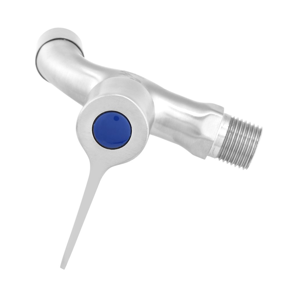 Washing Machine Faucet 304 Stainless Steel Single Lever Kitchen Faucet Wall Mount Laundry Faucet Tap Sink Basin Water — view 7