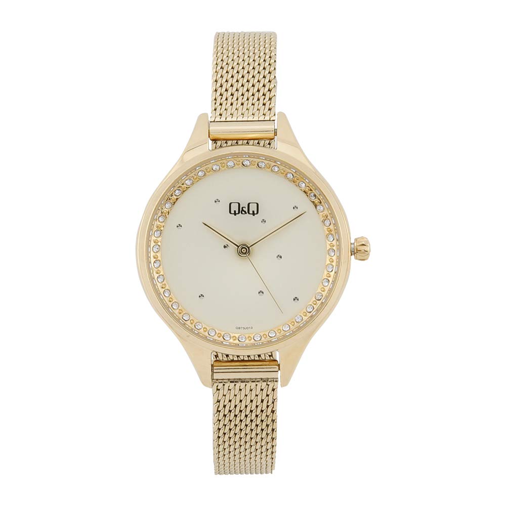 Q&Q Analog Gold Dial Womens Watch-QB73J010Y (B07Y4VFY1J) Amazon Price History, Amazon Price Tracker