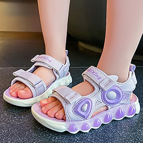 IWIHMIV Boys Girls Beach Outdoor Sandals Non Slip Comfortable Soft Sole Open Toe Sandal with Adjustable Back Strap4