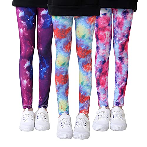 Happy Cherry Girls' Leggings Comfortable Bottoms Set Little Kids Athletic Pants