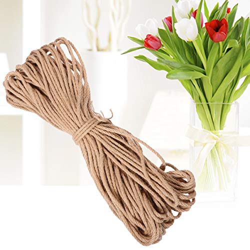 ULTECHNOVO Metros de Fio Natural para Cat - 50 Prático Portátil Natural Barbante Corda Corda Corda d