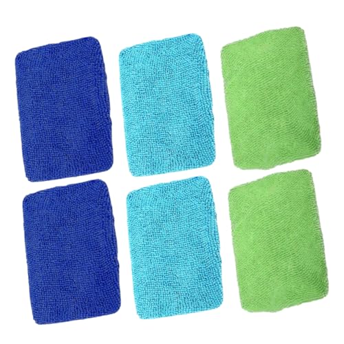 BRIGHTFUFU 6Pcs Microfiber Cloths for Car Windshield Cleaning Absorbent Reusable Towels for Automotive and Polishing