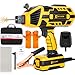 JEXUGK Portable Electric Welding Machine, 20-120A Upgraded 110V Handheld ARC Welding Machine with IGBT Inverter 6 Variable Current Adjustment, Welding Tool Set for 20 x 3/32