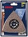 BOSCH OSM450CR4 1-Piece StarlockMax 40-Grit Oscillating Multi-Tool Carbide Delta Sanding Pad for Extreme-Duty Application in Grout and Abrasive