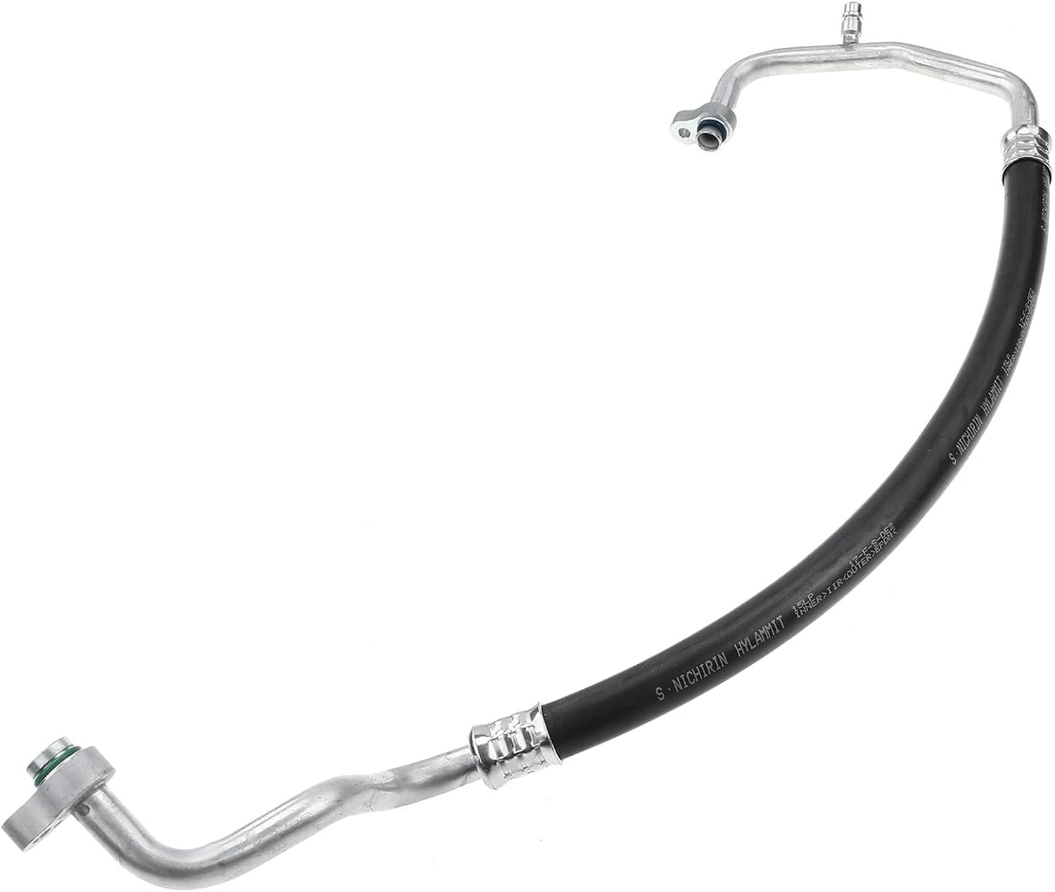 A-Premium A/C Suction Hose Assembly Compatible with Hyundai Accent, 2006-2011, 1.6L, DOHC, Compressor to Evap
