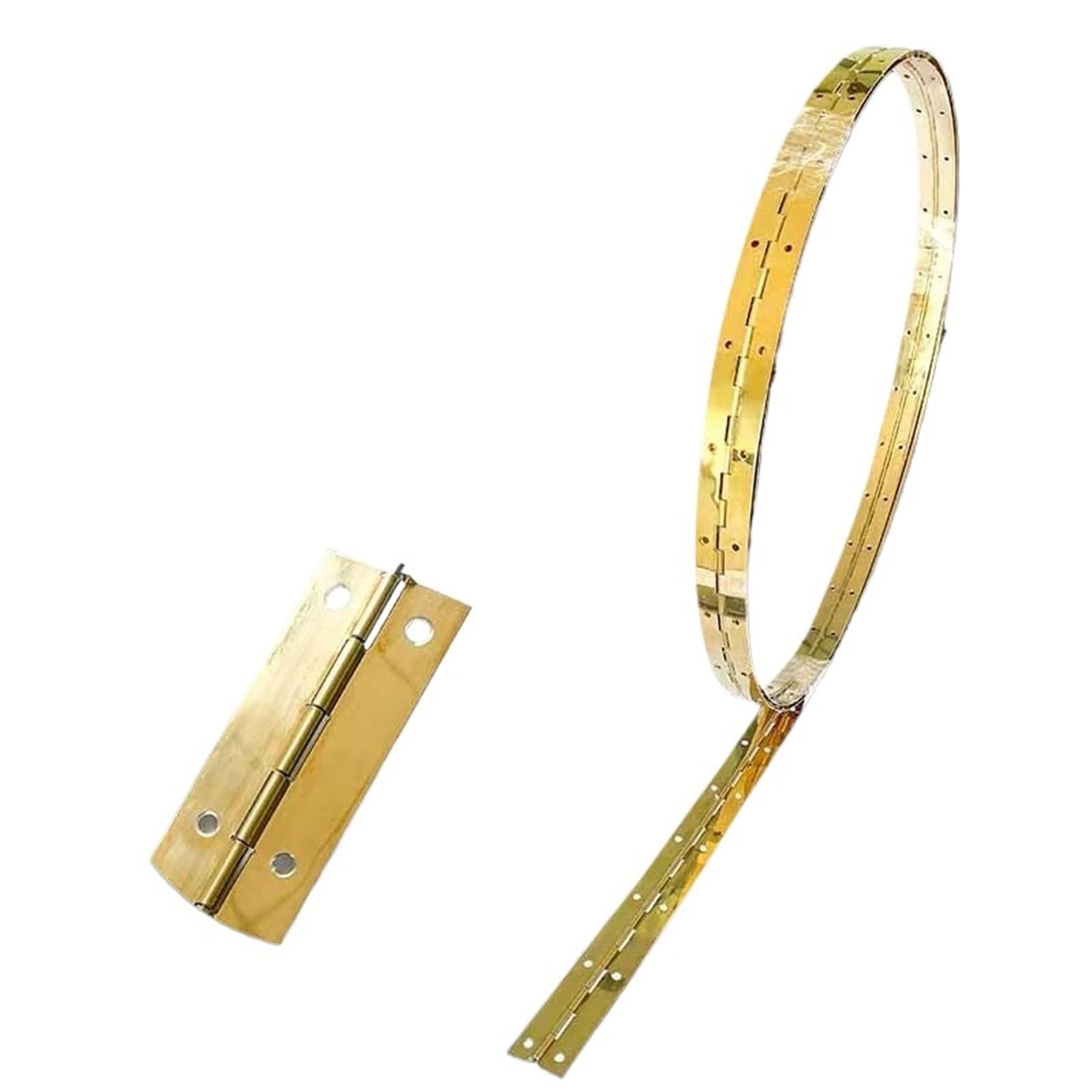 1pcs 1.8m Hinges Gold/Silver Stainless Steel Piano Hinges for Cabinet(1.8m Gold)