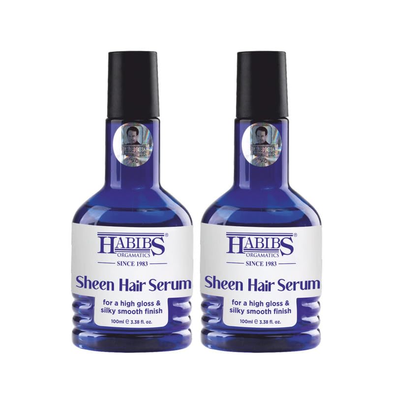 Sheen Hair Serum For Smooth Anti-Frizz Hair Serum High-Gloss, Silky-Smooth Finish Enriched With Aloevera & Sunflower Oil 100ml Pack of 2