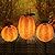 MXTCLM Flickering Fall Pumpkin Flameless Candle Lights Maple Leave Pumpkin LED Candle Battery Operated with 6 Hours Timer Unscented Real Wax Harvest Thanksgiving Indoor Decoration Pack of 3