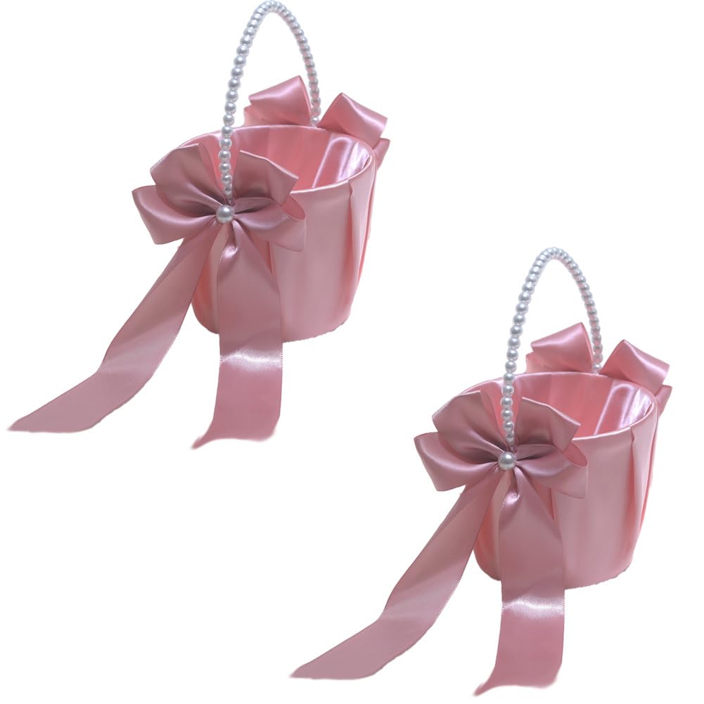 Blumenmädchen Korb 2 Stück Hochzeitskorb Streukorb Streukörbchen hochzeit