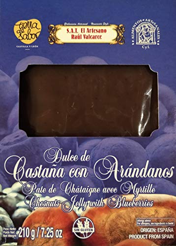 Dulce de Castaña del Bierzo con Arándanos