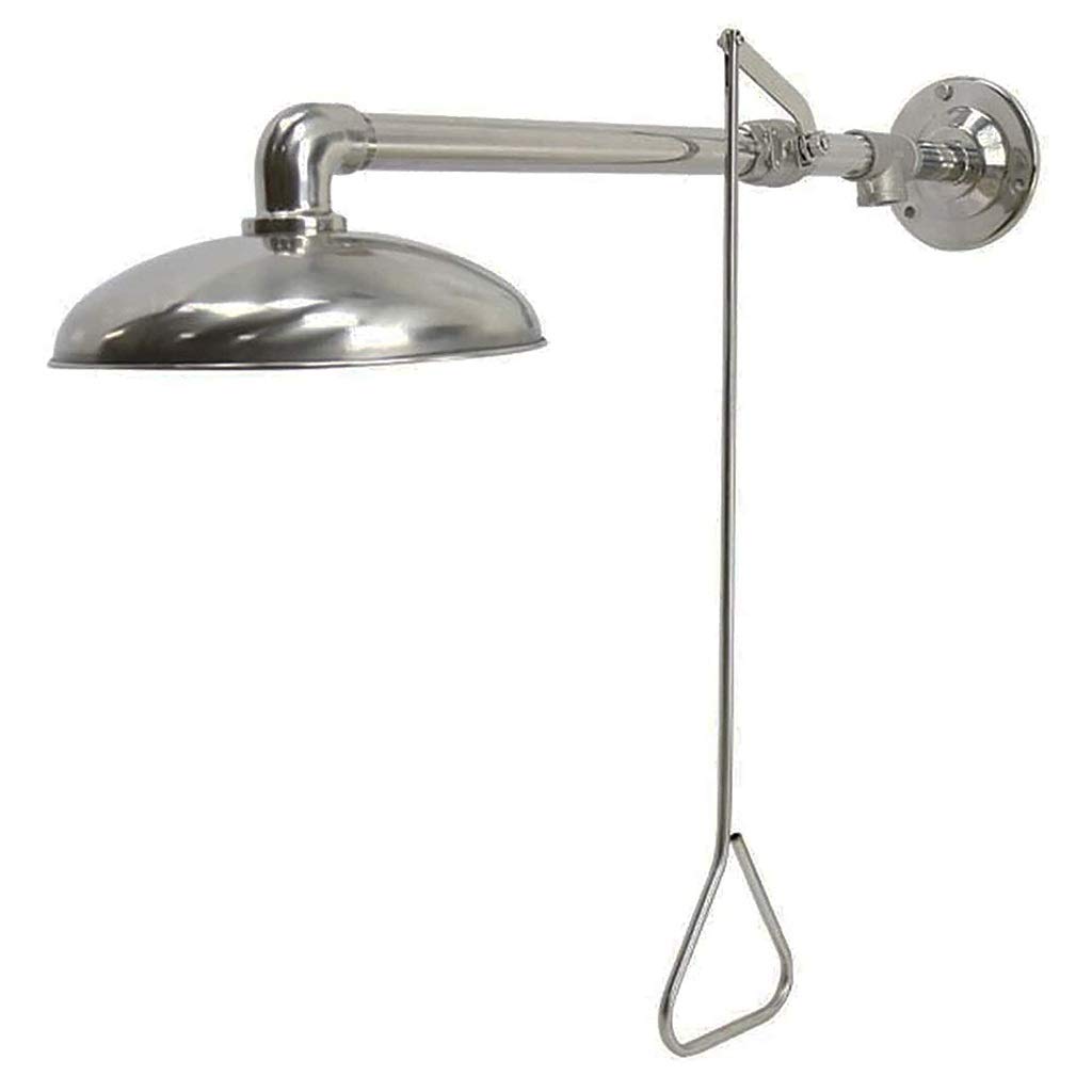 Sistema de ducha de emergencia con rociador, ducha de pared de acero inoxidable,ducha de emergencia con rociador, ducha de pared de acero inoxidable, fácil de usar, equipo de limpieza seguro