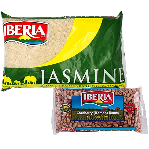 Iberia Jasmine Rice 5 lb. + Iberia Roman Cranberry Beans 12 Ounce image 4
