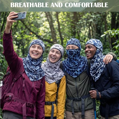 Image of Balaclava Full Face Masks Summer Balaclava Long Face and Neck Cover Breathable Sun Protection for Men Women