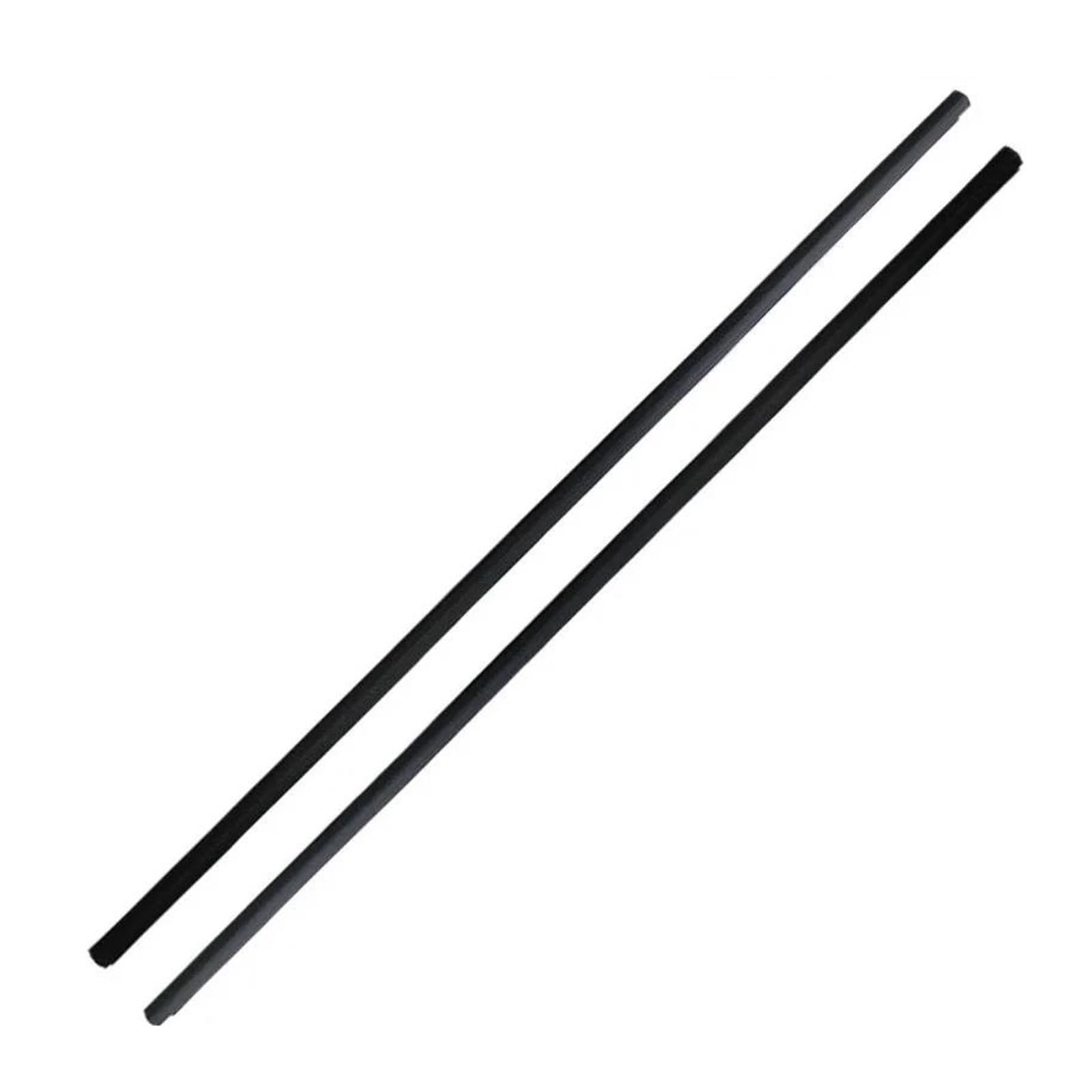 Yuqudgelky Black 2Pcs Chrome Window Rubber Trim For Accord 2008-2013 2 Door Coupe Weatherstrip 72450-Te0-A02(Black)