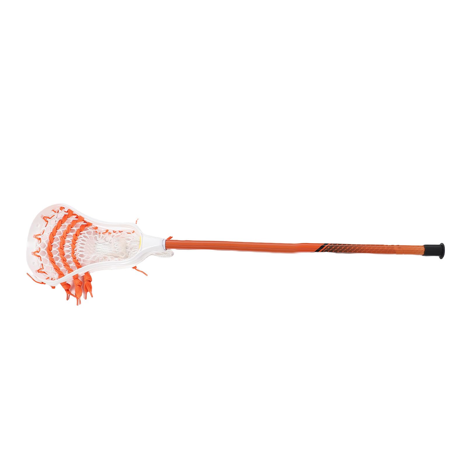 Alomejor Giovane Bastoncino di Lacrosse Stick per Costruzioni Professionali in Lega di Alluminio Robusto per Bambini di Lacrosse, Giocattolo Divertente da 24 Pollici (Orange)