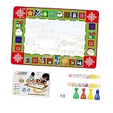SAFIGLE 1 Set Children's Graffiti Gift Box Water Doodle mat for Toddler Doodle mat for Toddlers Chess mat Water Drawing mat Doodle Toys Doodle mats PVC Christmas Ludo