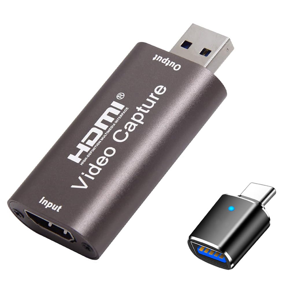 4K HDMI to USB Capture Card, Video Capture Card Device,1080P HD Video Recorder,Game Capture Card for Streaming,Recording,Gaming,Broadcasting,Teaching,PS3/4,Xbox,Twitch Compatible,（Silver Gray）-image-29