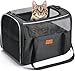 Morpilot Katzentransportbox für Katzen und Welpen bis 5kg, Katzenbox Hundetasche mit Sicherheit Reißverschlüsse, Transportbox Katze Hunde für Der Gang zum Tierarzt Auto Fugzeug