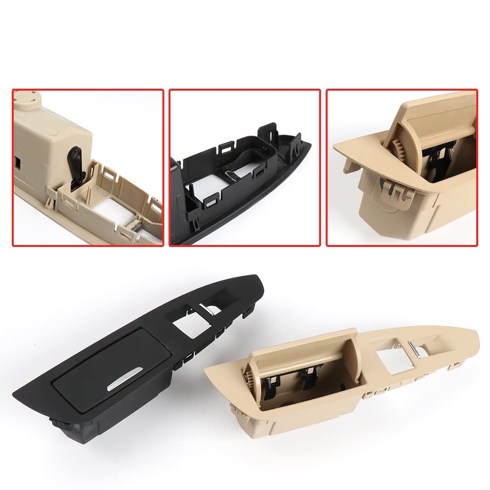 AutOcean Car Rear Door Handle Recessed Handle Panel Ashtray 