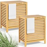 PRATIQUE : Le tissu en coton et la structure perméable à l'air de la corbeille permettent une circulation optimale de l'air et empêchent l'apparition des mauvaises odeurs. Le sac à linge se retire très facilement de la structure, vous pouvez ainsi le placer sans difficulté à proximité de la machine à laver.