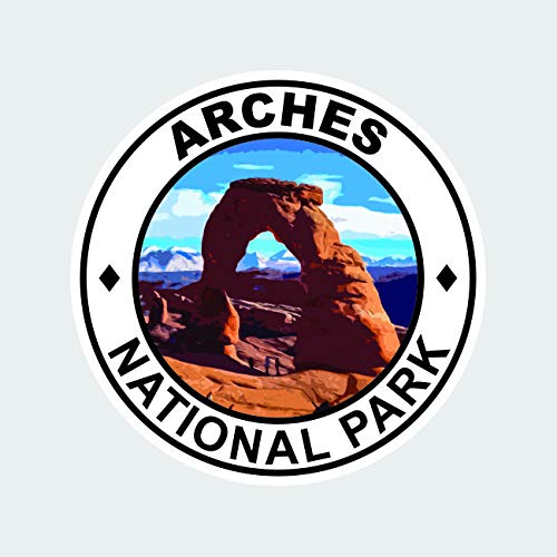 fagraphix Arches National Park Sticker Decal Self Adhesive Hike Camp ut Utah 1.25' Wide