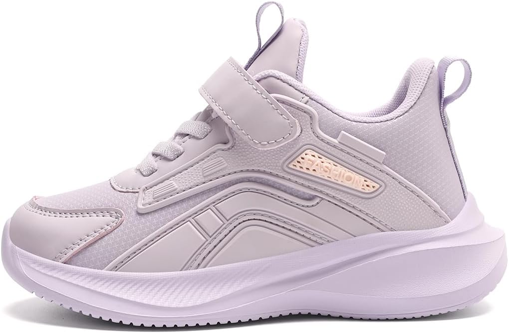 GLMYML Kids Sneakers Breathable Mesh Hook and Loop Boys Girls Athletic Shoes Non-Slip Lightweight Running Shoes for Toddler Little Kid Big Kid