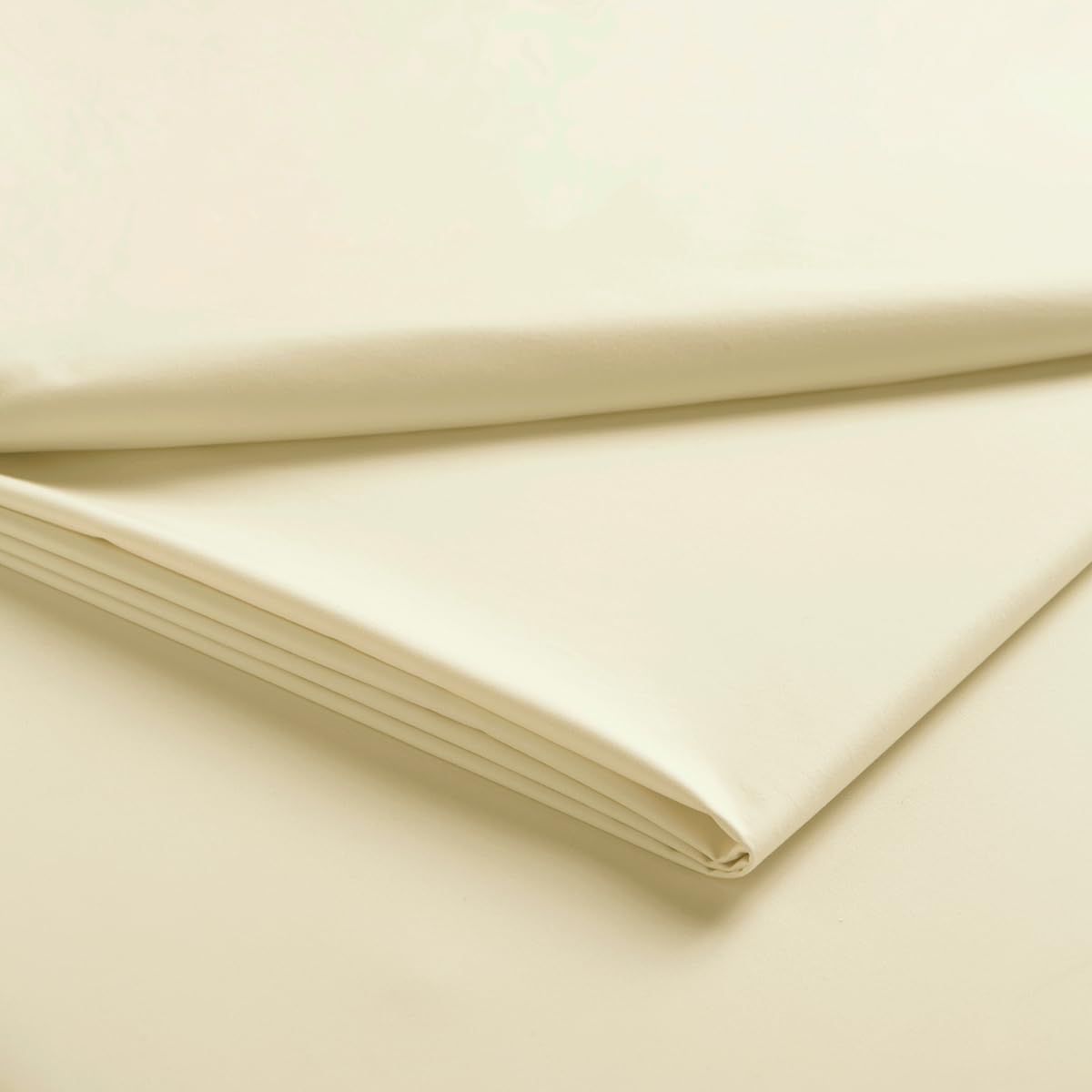 Christy Single Flat Bed Sheets | 400TC Luxury Bedding | Gold | 100% Cotton Sateen | Soft Silky Bed Linen — image 1