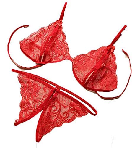 Image of Special Design Babydoll Bikini Set| Non-Padded Bra & Panty|Nightwear /Hot & Elegant for Couples Honeymoon /First Night /Anniversary for Women