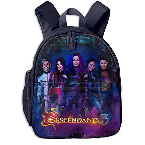 Dfdsf Descendientes 3 Mochila Escolar con Estampado Lindo para niño y niña