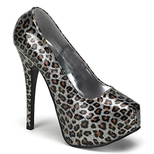 Pleaser Bordello Women's Teeze 37 Cheetah Platfom Pump2