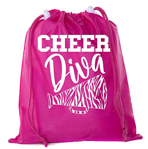 Mini Cheer Drawstring Bag Pom and Cheer Goodie Bag Team Cheer and Pom Cinch Bags