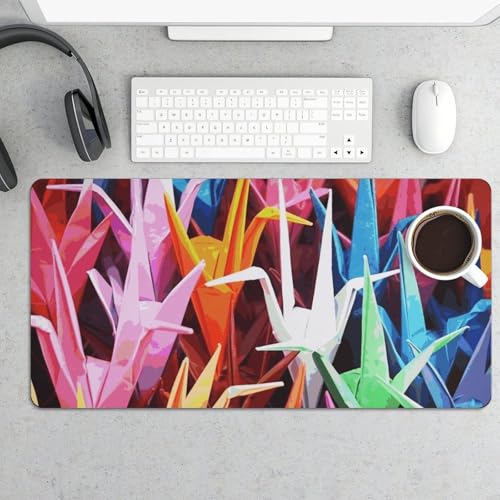 Tapete para mouse impermeable 24x12 con base antideslizante miniatura 5