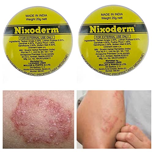 Nixoderm for Skin Problems Cream 20g Ayurvedic Ointment Cream Pack of (2)