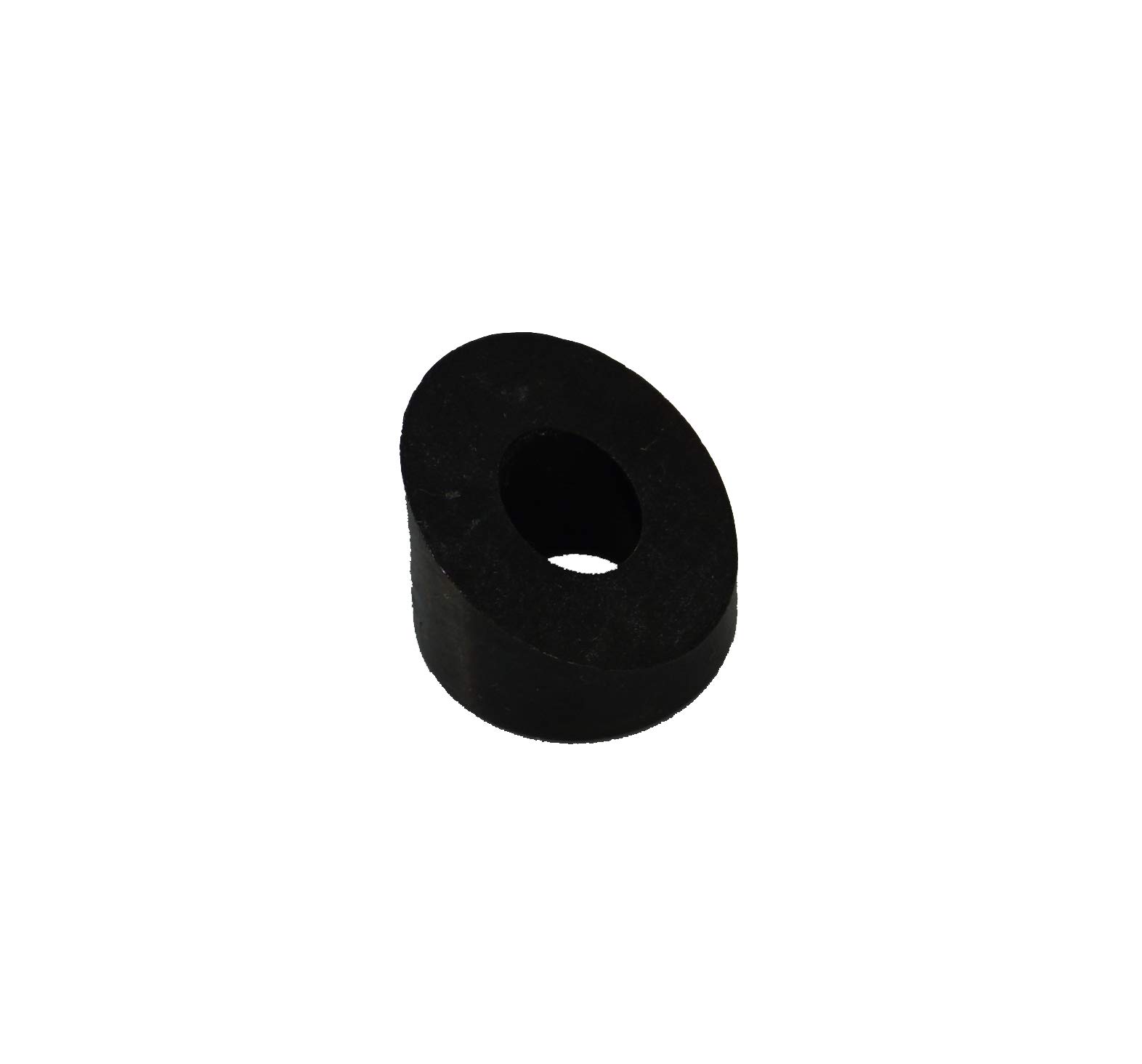 Black Oxide Stainless Steel Angled Washers for Cable Railing Stair Ends (30-Degree with 1/4" Inside Diameter) - Lot of 10