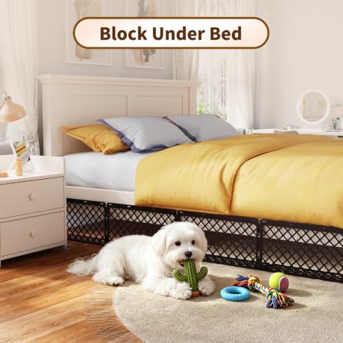 Goovilla Under Couch Blocker for Pets, 12 Pcs with 50 Zips Ties, Black - image 5